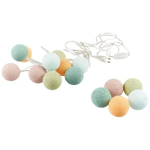 Светодиодная гирлянда «Нежная пастель», 20 лампочек