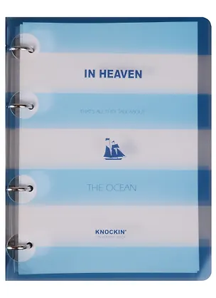 Тетрадь на кольцах в клетку InFolio, Ocean, 120 листов 238981