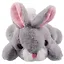 Мягкая игрушка Зайчонок серый, 25см — 2843284 — 2