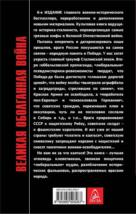 Книга Великая оболганная война (Игорь Пыхалов) — 2