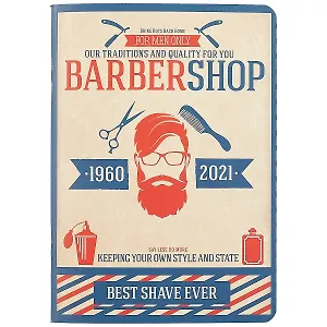 Тетрадь в клетку Be Smart, Barbershop, 48 листов, в ассортименте