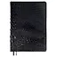 Ежедневник недат. А5+ 192л 175x245 "Аллигатор" чёрный, иск.кожа, тв.переплёт, поролон, офсет, ляссе, мет.уголки, подар.карт.коробка с ПВХ-крышкой — 2995273 — 3