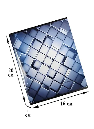 Тетрадь в клетку Unnika, "Металлический блеск (орнаменты)", 96 листов, в ассортименте 242528