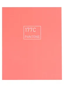 Книга для записей А5+ 96л лин. "Персиковый крем" интеграл.перепл., матов.ламин., выб.лак