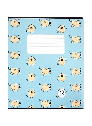 Тетрадь в клетку Academy Style, "Овальные зверята", 18 листов, в ассортименте 255093