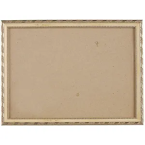 Рама 25*35 пластиковая, цв. белое золото, со стеклом, Двуреченский
