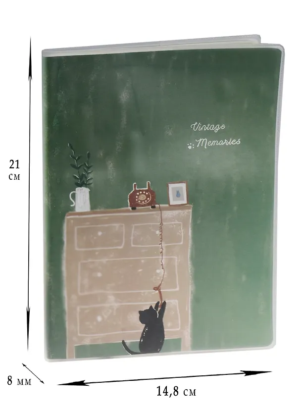 Тетрадь общая «Vintage memories», 60 листов в клетку, А5 - AnAn 241984 — 2