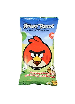 Салфетки влажные ANGRY BIRDS (20шт) (768628) 2398406