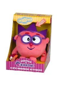 Игрушка, Смешарики, Ежик с божьей коровкой, мягкая, звуковая 2214522