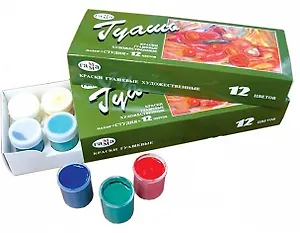 Краска гуашевая худож.изумрудно-зел.св.,40мл,банка, Гамма