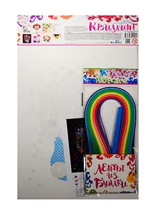 Набор для творчества Оригами Чудо-творчество Набор для квиллинга Полевые цветы 21,5*36см