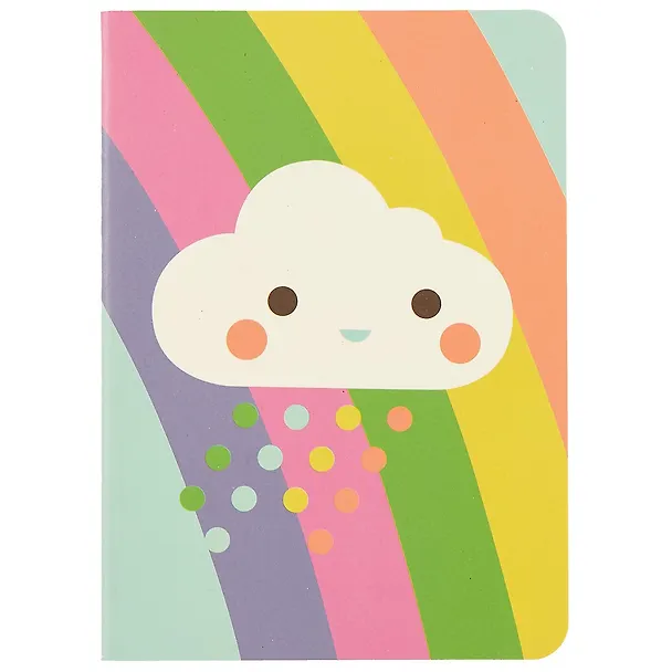 Записная книжка «Rainbow cloud» А6, 32 листа в линейку, сшивка, Kairui 247261 — 1