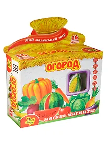 Игровой набор, ТМ Vladi Toys, Игра на магнитах Огород, Мультиколор