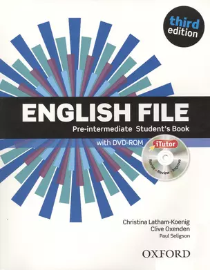 English File PRE-INT 3E SB+itutor pack — 2693801 — 1