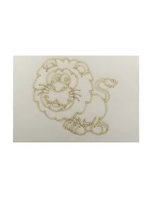 Трафарет Лев (А5) (480) (упаковка)