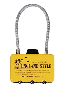 Замочек кодовый чемодан London Style (металл) (блистер)