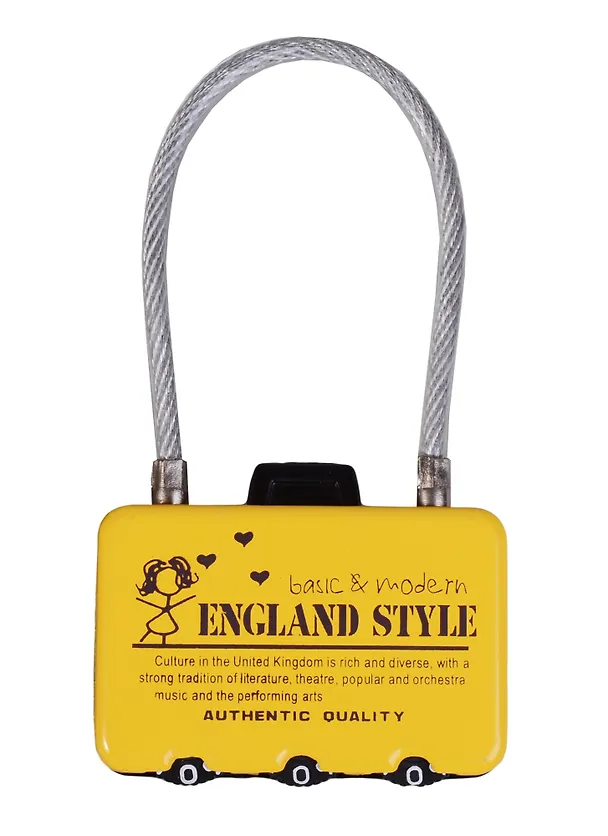 Замочек кодовый чемодан London Style (металл) (блистер) 2619285 — 1