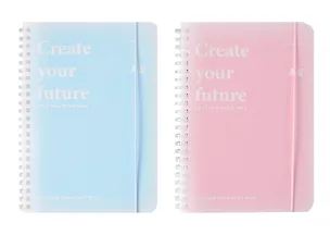 Тетрадь 70 листов в клетку "Light and Poem", резинка, в ассортименте, Yoi 3050985