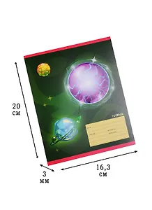 Тетрадь в линейку Unnika, "Тайны галактики", 12 листов, в ассортименте