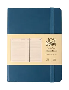 Ежедневник недат. А6 136л "Joy Book" таинственный океан 7Б, иск.кожа, тв.переплет, тонир.форзац, тонир.блок, скругл.углы, ляссе, резинка, карман на задн.форзаце, инд.уп
