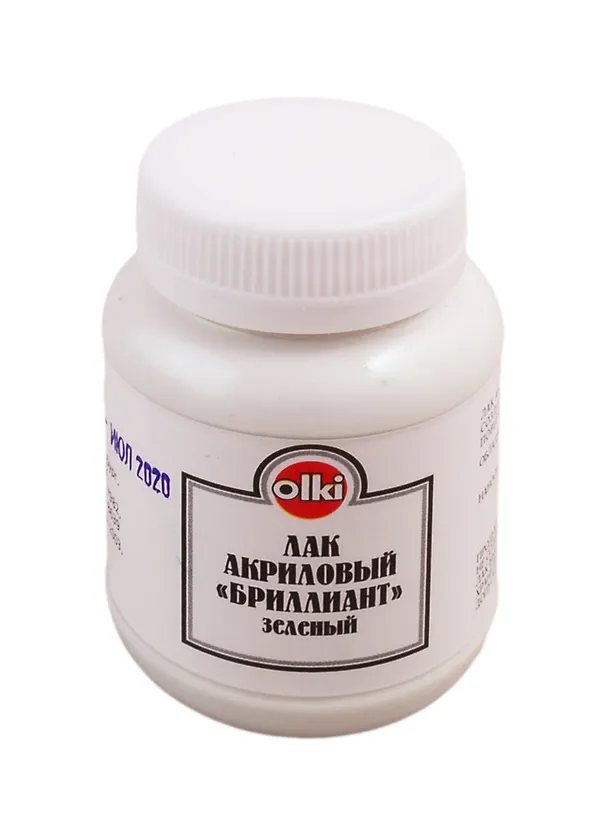 Лак акриловый Olki бриллиантовый зеленый 100 мл 2804712 — 1