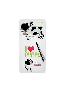 Закладка для книг из сверхтонкой стали French Bulldog (RBM-234) (Мир Бижу)