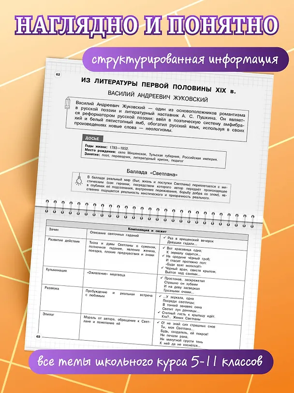 Книга Литература. 5-11 классы. Школьный курс в наглядных таблицах (Елена Маханова) — 6