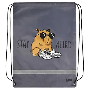 Мешок для сменной обуви "Чудная капибара" 36 х 48 см, 1 отделение, субл.печать