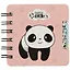 Записная книжка 95*120 57л лин. "Panda bear" карт.обл., вырубка, спираль, инд.уп., ассорти — 2885720 — 3