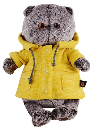 Мягкая игрушка Басик в желтой куртке (22 см) (Ks22-084) 2655535