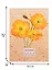 Скетчбук А4 40л "Желтые цветы", 120г/м2, обложка крафт картон, евроспираль — 257910 — 3
