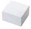Блок-куб 90*90*50 белый непроклеенный, белизна 95-98%, BRAUBERG — 2937114 — 2