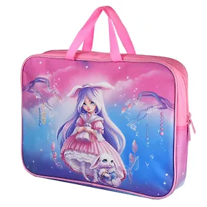 Папка для тетрадей А4+ "АЛИСА" 34,5*26*7см, полиэстер, водоотталкив. ткань, молния