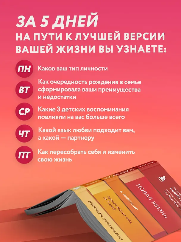 Книга Новая жизнь к пятнице. Лучшая версия себя за 5 дней (Кевин Леман) — 8