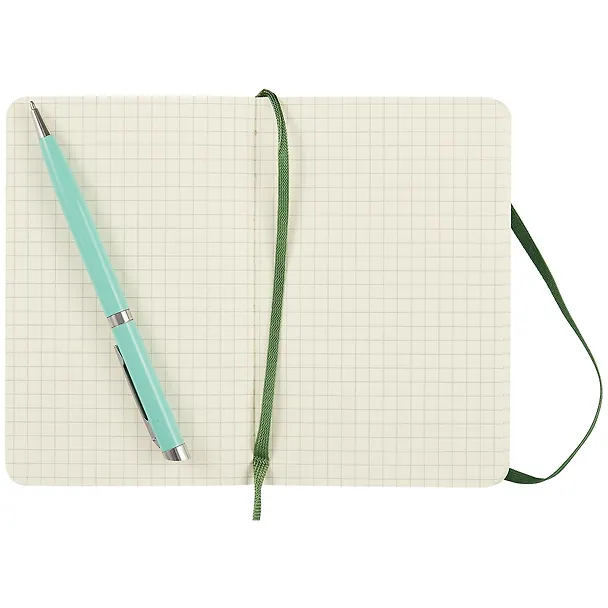 Записная книжка «Classic Pocket» А6, 96 листов в клетку, зелёная, Moleskine 251308 — 3