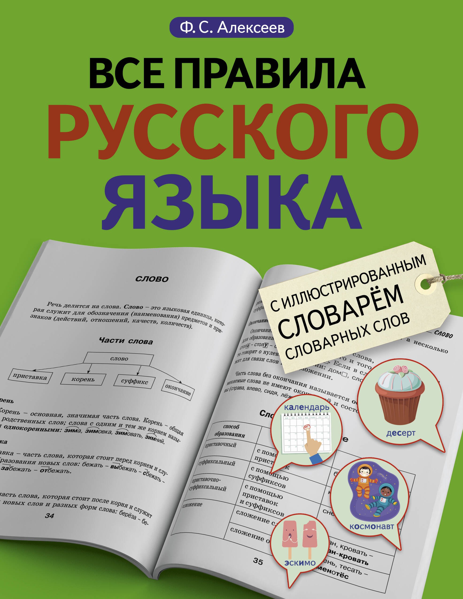 

Все правила русского языка с иллюстрированным словарем словарных слов