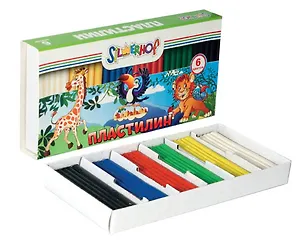 Пластилин 06цв 120г "Zanzibar" к/к, Silwerhof 215811