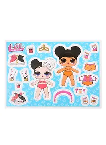Раскраска с магнитной одевашкой. L.O.L. Surprise! Блистательные подружки
