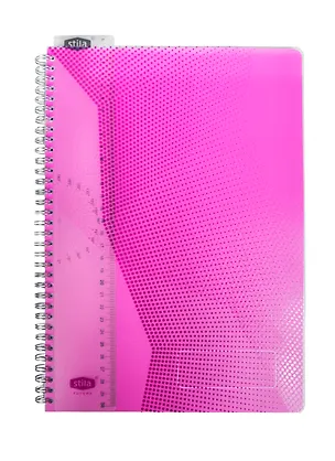 Тетрадь в клетку Stila, Futura, А4, 96 листов, фиолетовая 222773