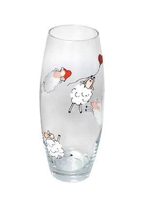 Ваза Овечки стекло (26см) (354-482) 2405076