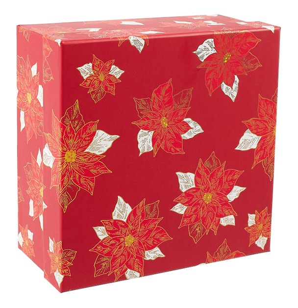 Коробка подарочная "Flowers" 20*20*9.5, НГ, картон 3040766 — 1