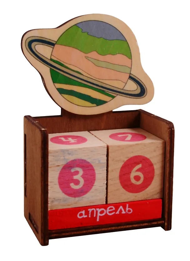 Календарь вечный Планета зеленая (6,3х10,2х3,5) (ВК2020-20) 2787974 — 1