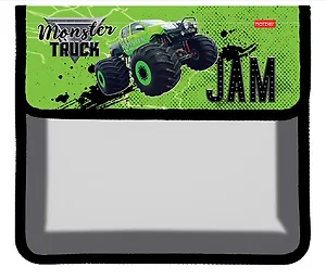 Папка для тетрадей А5 "MonsterTruck" 2отд., пластик, липучка.
