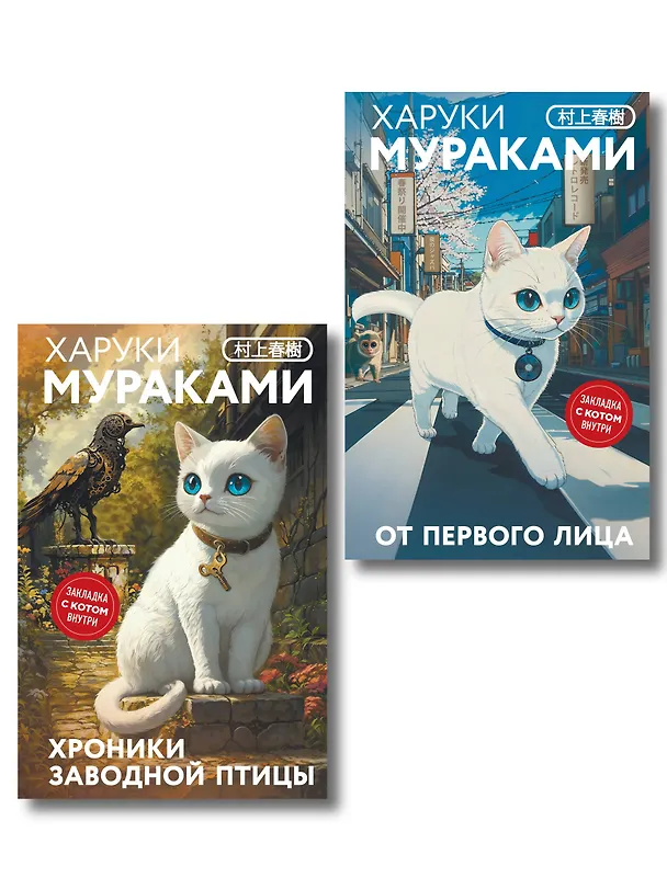 Книга Японская мистика Харуки Мураками (набор из 2-х книг: "Хроники Заводной птицы", "От первого лица") (Харуки Мураками) — 1