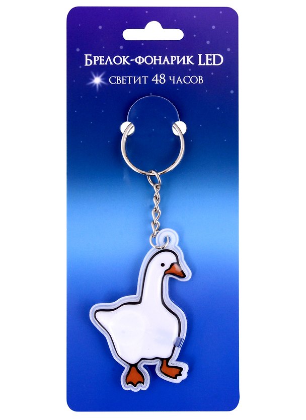 Брелок-фонарик LED Гусь (ПВХ) (12-LiHao-323) 2976767 — 1