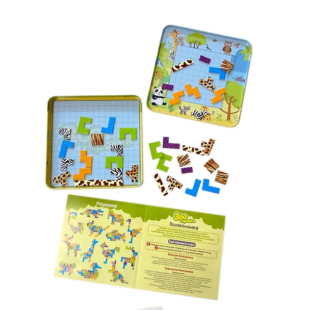 Магнитная игра "Зоостройка" 3061506 — 2