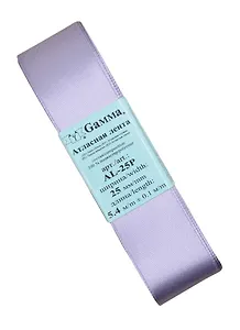 Лента атласная ТМ Gamma 25мм ( 1 ) AL-25P 5,4м №088 стальной