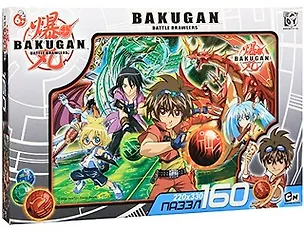 Пазл 160А Бакуган (8885) Битва отважных 2 (6+) (коробка) 2255031