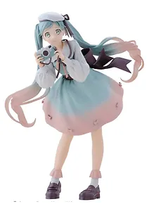 Фигурка аниме Хатсунэ Мику HATSUNE MIKU Holiday Memories Camera 20см 87813