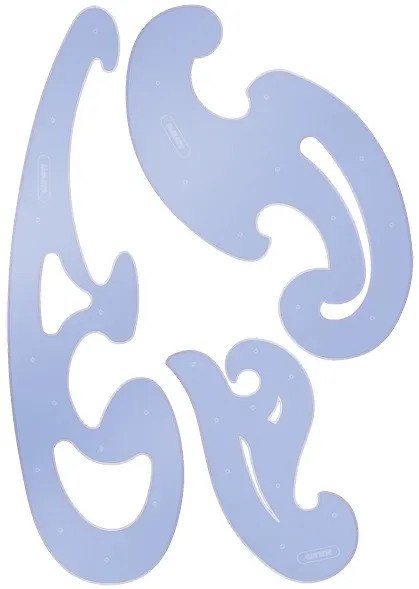 Лекала, 3 штуки 216864 — 1